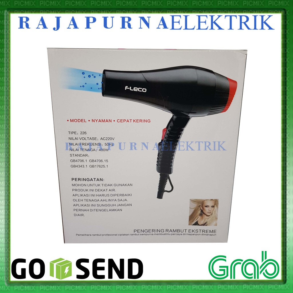 Hair Dryer - Hairdryer - Pengering Rambut FLECO 226 400W