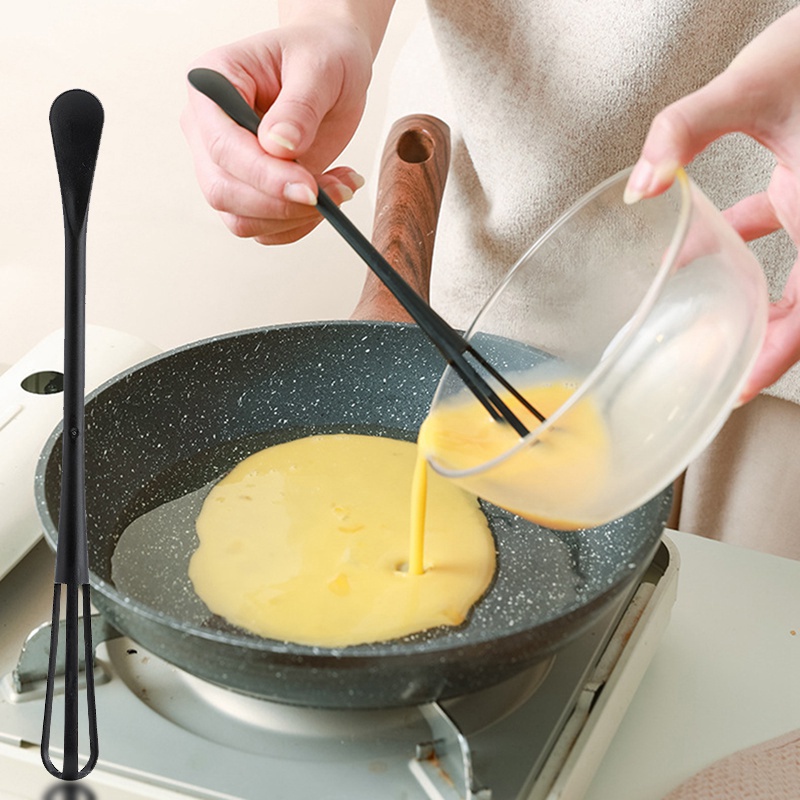Silicone Egg Beater / Kitchen Manual Egg Whisk / Egg Cream Cake Hand Stirring Blender / Non Slip Cooking Mixer Tools