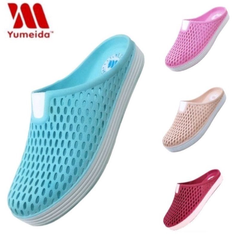 Sepatu sandal selop bapau wanita karet lentur