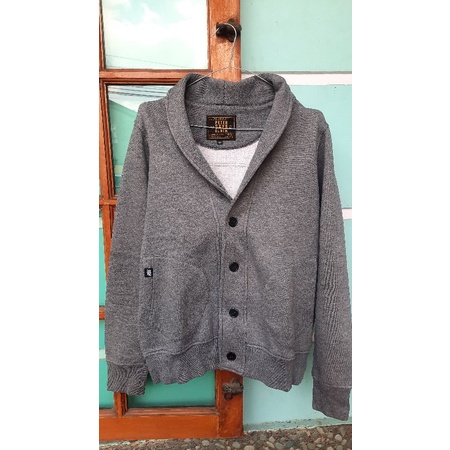 Peter says denim sweater keren preloved masih sangat terawat
