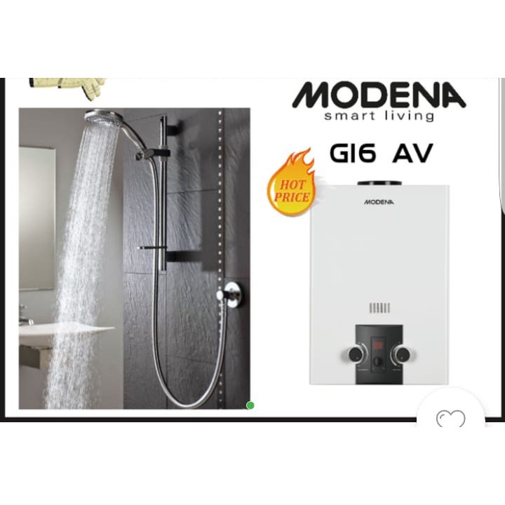 Water Heater Gas Modena GI 6 AV / Water Heater Murah