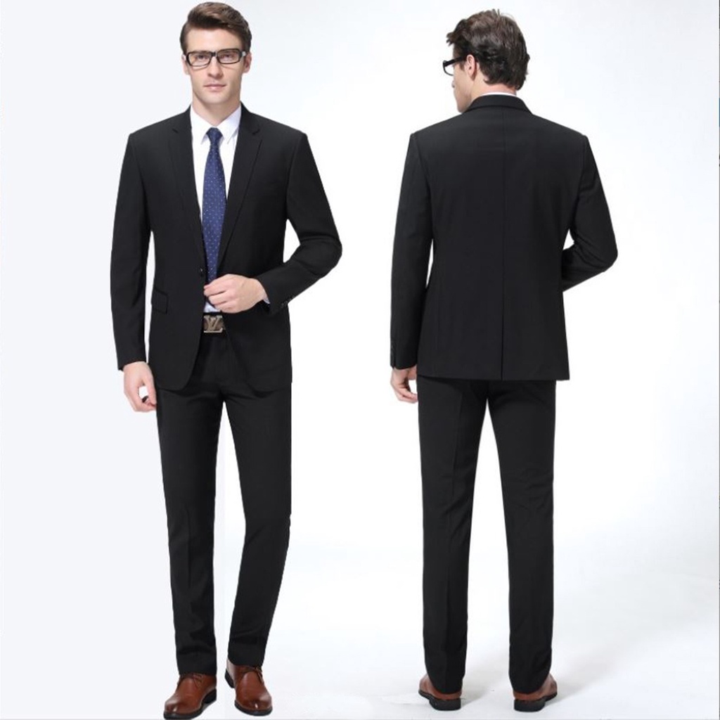 Parayu - Jas Blazer Vali Jas Pria Formal Kancing Satu Slim Fit