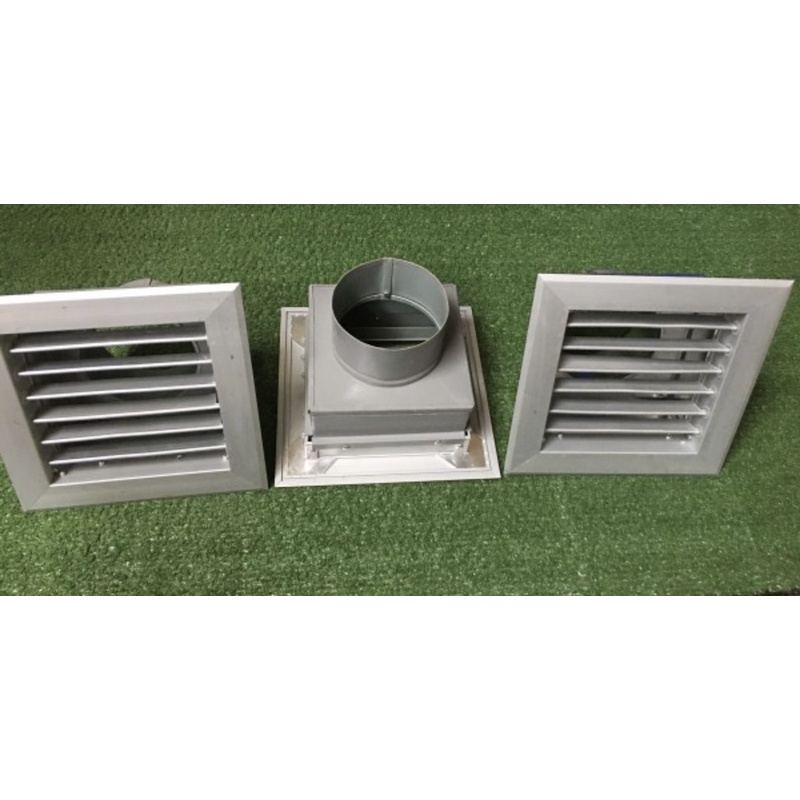 Grill Ac ducting ac 15cmx15cm cerobong 4”