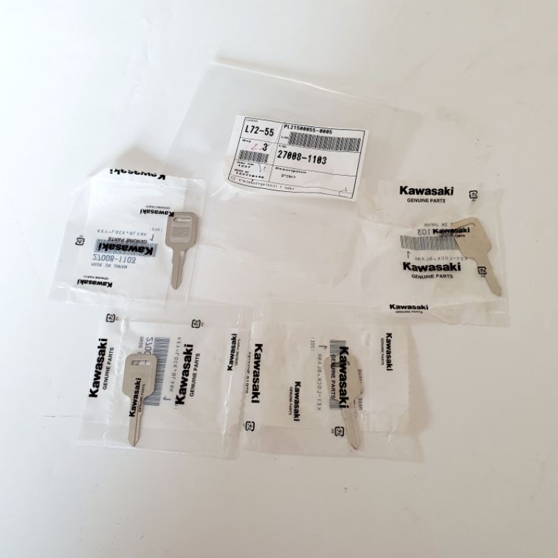 Blank Key Bahan Kunci Original Kawasaki KSR110 KSR 110 Old