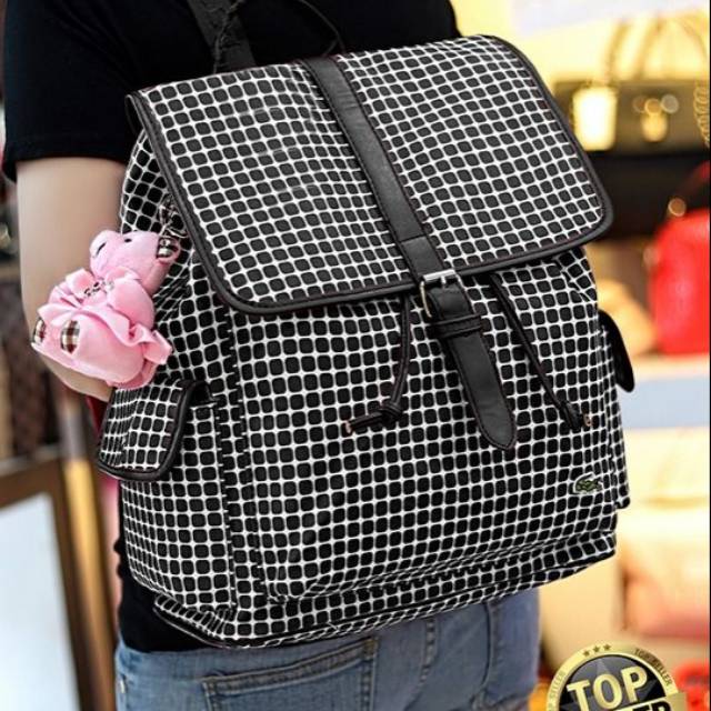 TAS RANSEL WANITA / BACKPACK WANITA LACOSTE AYUMI CARLITO