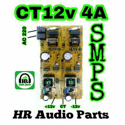 Smps CT 4A 12v - 15v - 20v - 24v PSU Mixer / Tone Control / Equalizer