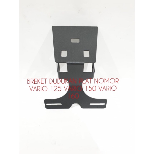 BREKET DUDUKAN PLAT NOMOR VARIO 125,VARIO 150,VARIO 160 NEW