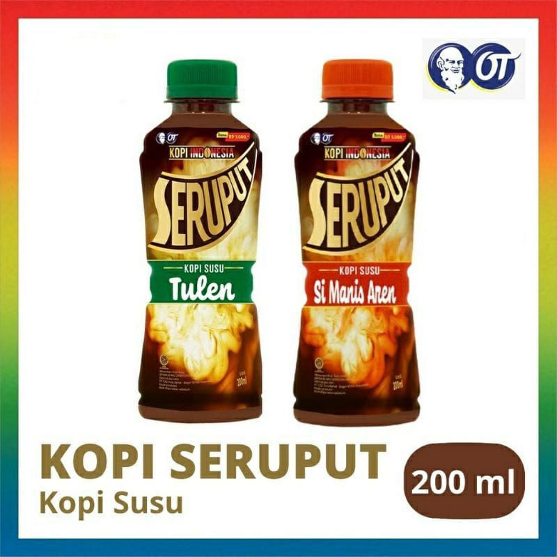 SERUPUT KOPI INDONESIADinikmati saat dingin lebih NIKMAT!!Tersedia Varian :√ Kopi Susu Si Manis Aren 200ml√ Kopi Susu Tulen 200ml (1 Pack isi 12 Botol)