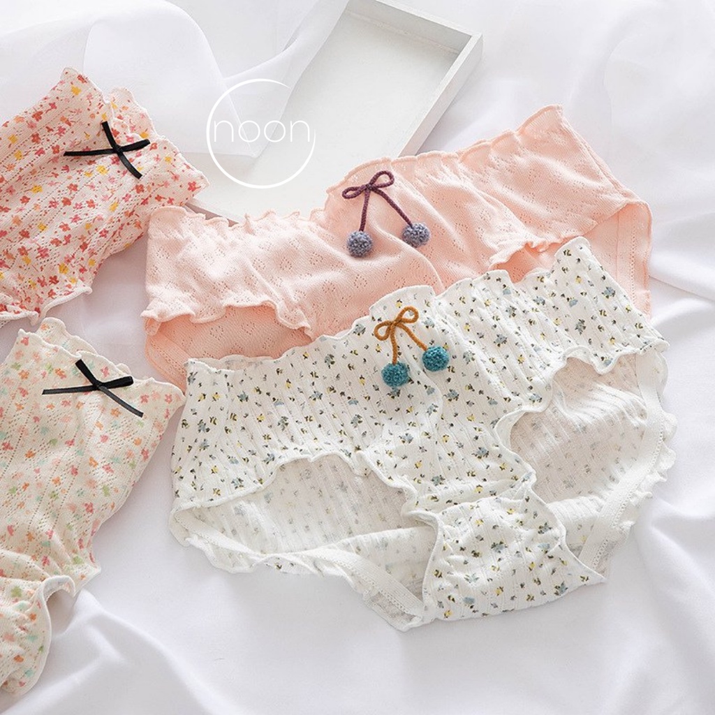 Celana Dalam CD Wanita Korea (Italian Ville) Motif Lucu CD Undies Katun Import Sejuk Seamless