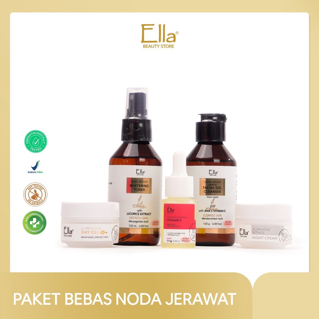 Ella Skincare Paket Bebas Noda Jerawat