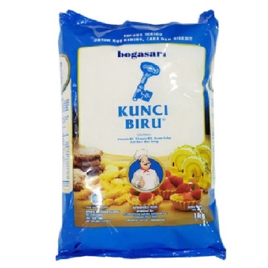 

b011tee Tepung Terigu Kunci Biru Premium 1Kg Da01D100
