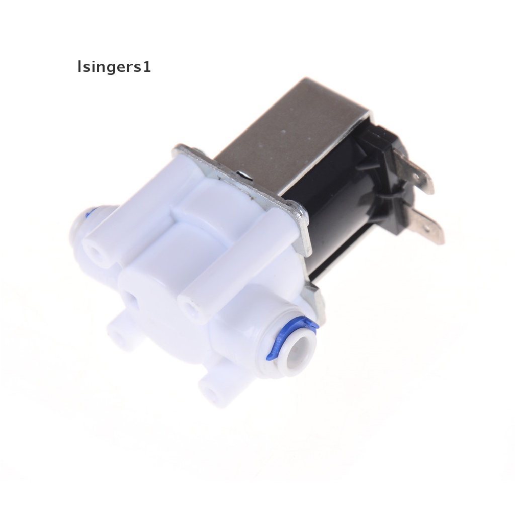 (lsingers1) Katup Air Solenoid Elektrik 24V DC 1 / 4 &quot;Untuk Selang RO Controller