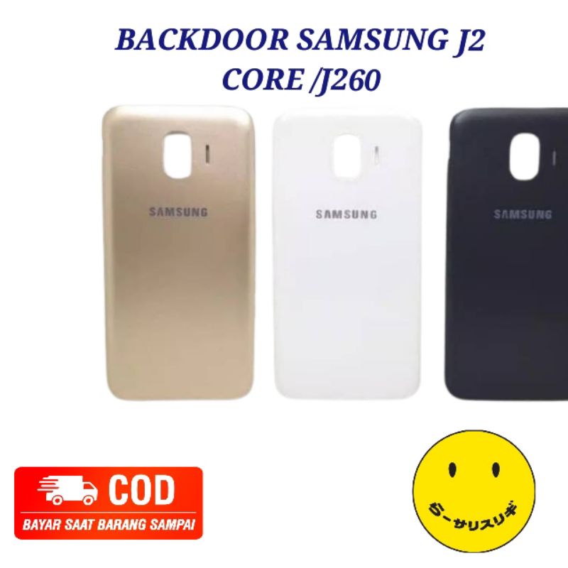 BACKDOOR BACKCOVER TUTUP BELAKANG SAMSUNG GALAXY J2CORE /J260 ORIGINAL.