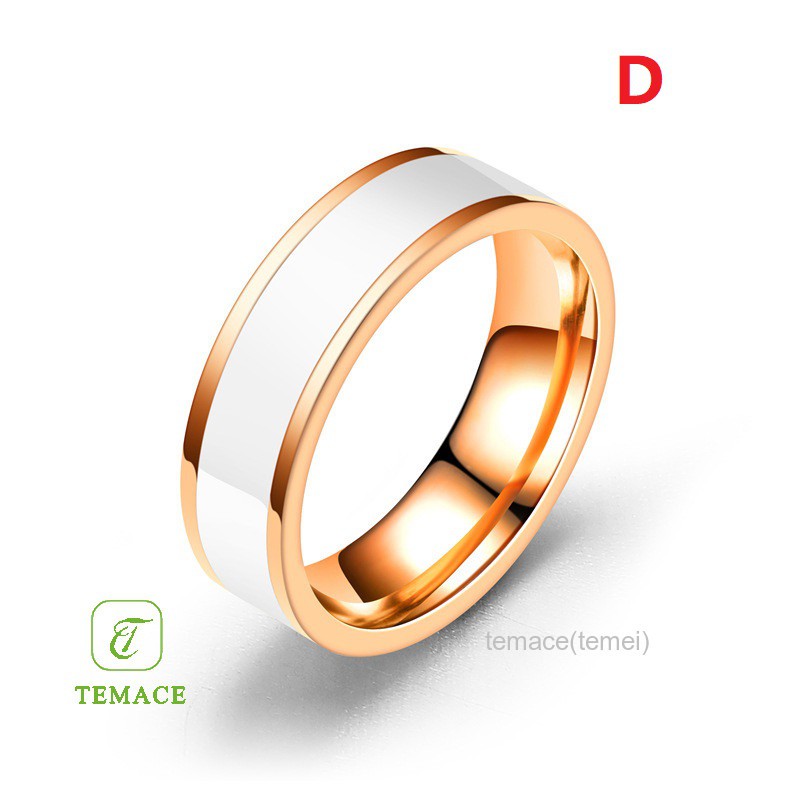 Cincin Couple Tunangan Nikah Kawin Ukir Nama Gold Titanium