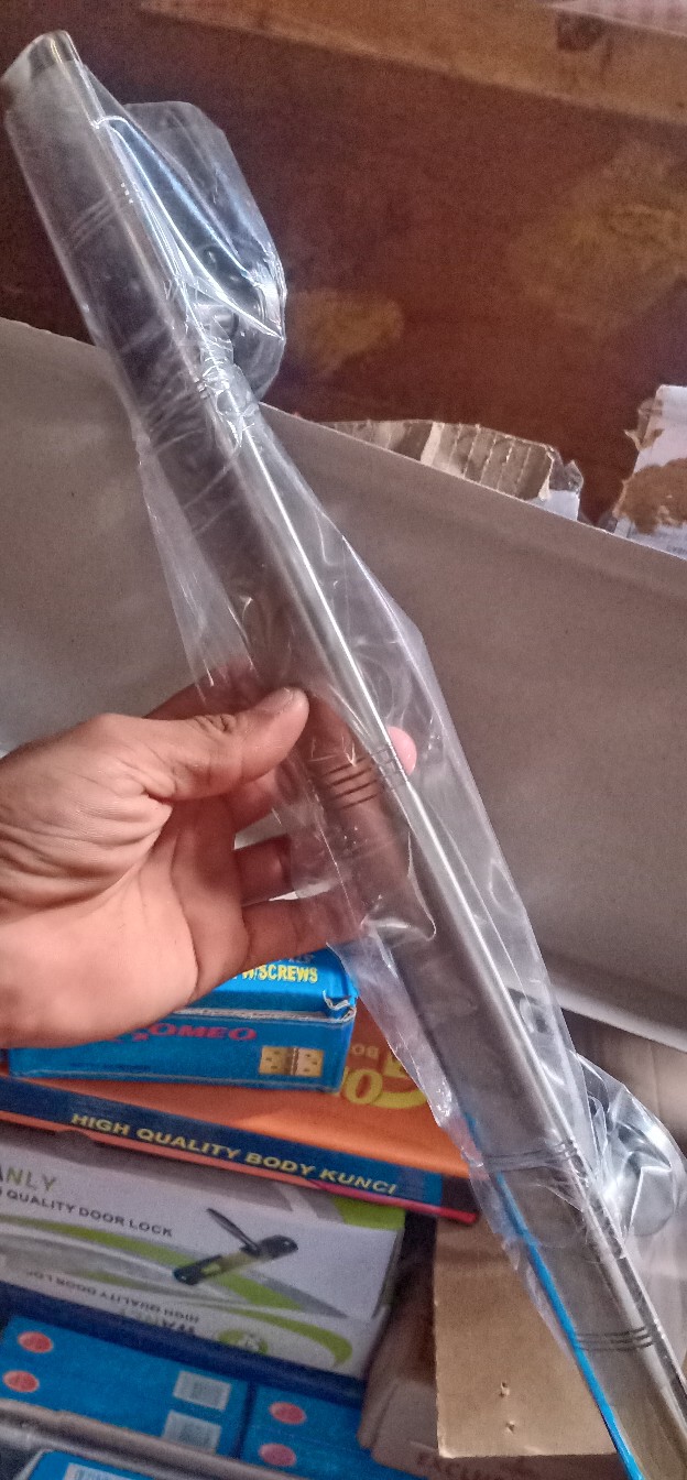 Handle Pintu Rumah Oval Panjang 45 Cm Tarikan Pintu Gagang Pintu Kunci Pintu Lis Stainles Gepeng 1