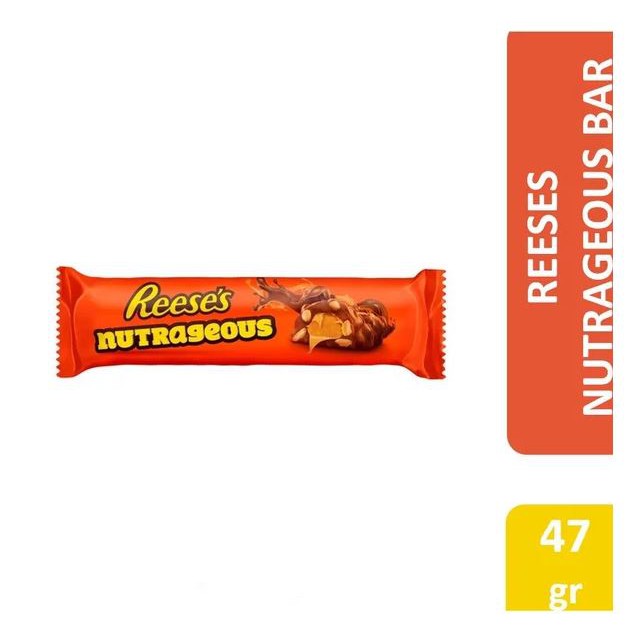 

Reeses Nutrageous Milk Chocolate Peanut Butter & Caramel