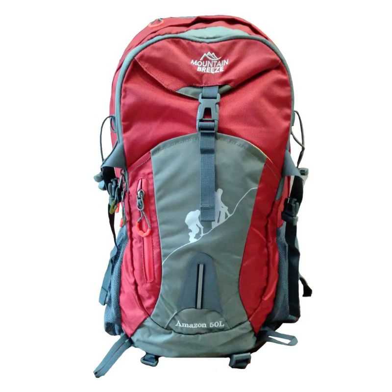 Tas Ransel Naik Gunung Hiking 50 liter mountain breeze Original Import