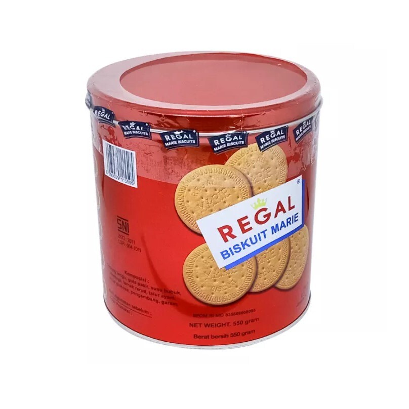 

Biskuit Regal Marie Kaleng 550 Gram/550G