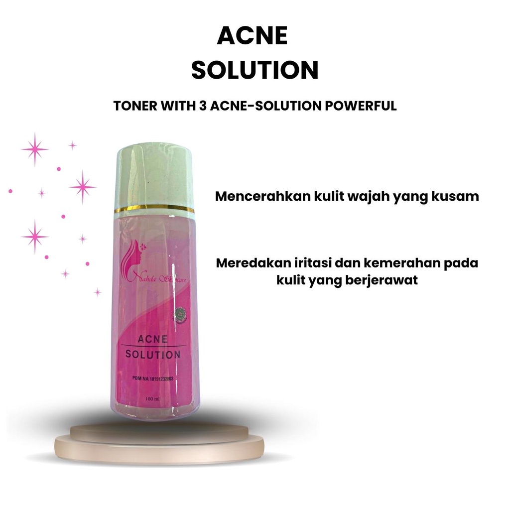 (ECERAN) NAHDA SKINCARE PAKET ACNE BPOM ORIGINAL 100% (BISA ECER)