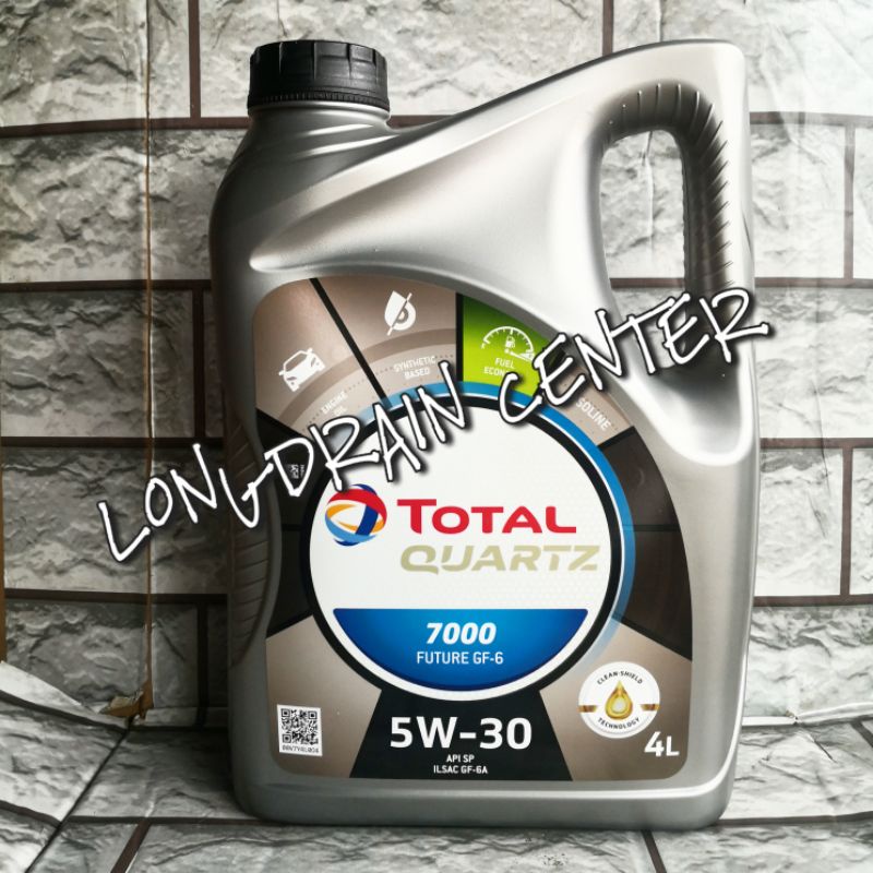 Oli Total Quartz 7000 Future 5w30 SP GF6 kemasan 4 liter