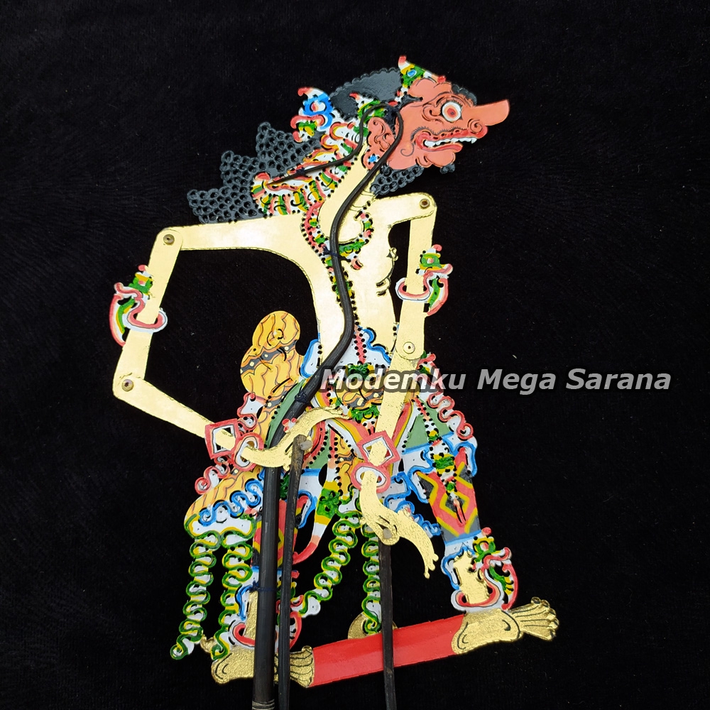 Miniatur Wayang Kulit Kurawa Burisrawa - Mini Caperan Super