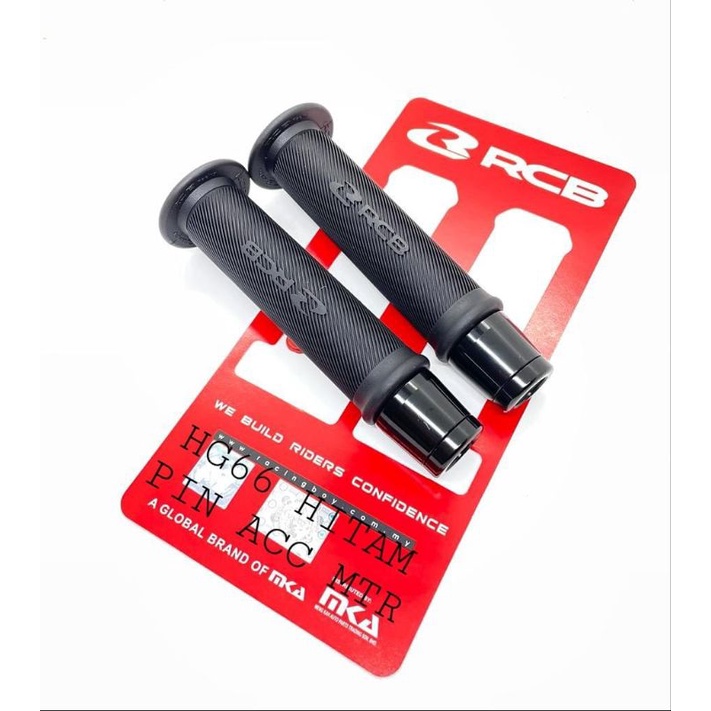 PAKET HANDGRIP RCB HG55 + BANDUL STANG FULL CROME UNIVERSAL MOTOR NMAX AEROX PCX ADV VARIO DLL