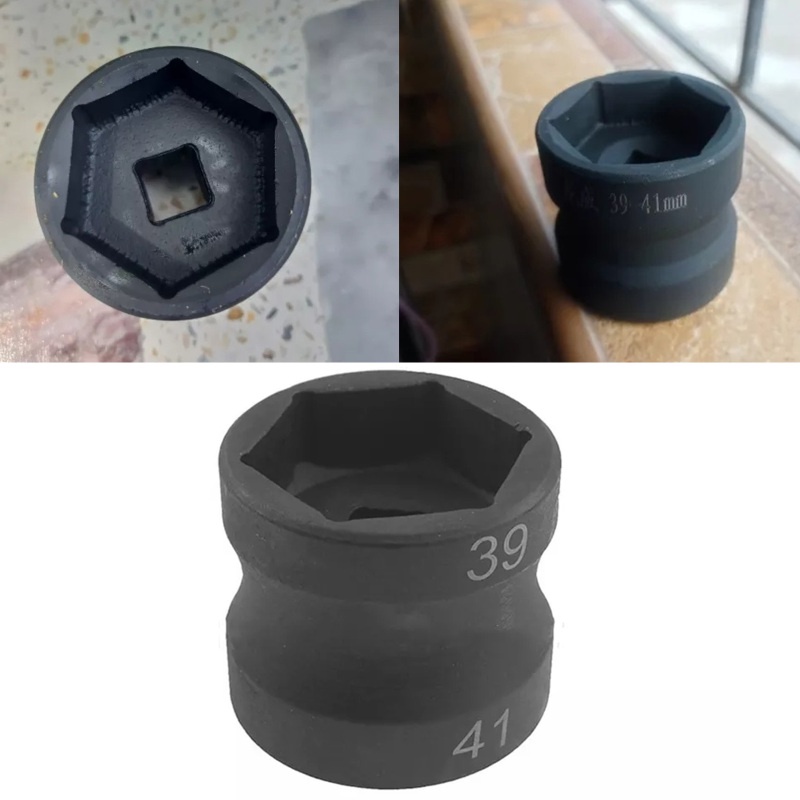 Mata Sok Coupling 39×41mm Kunci CVT Double Head Socket sok kunci mur kopling 2/1mata kunci sok cvt 39 x 41