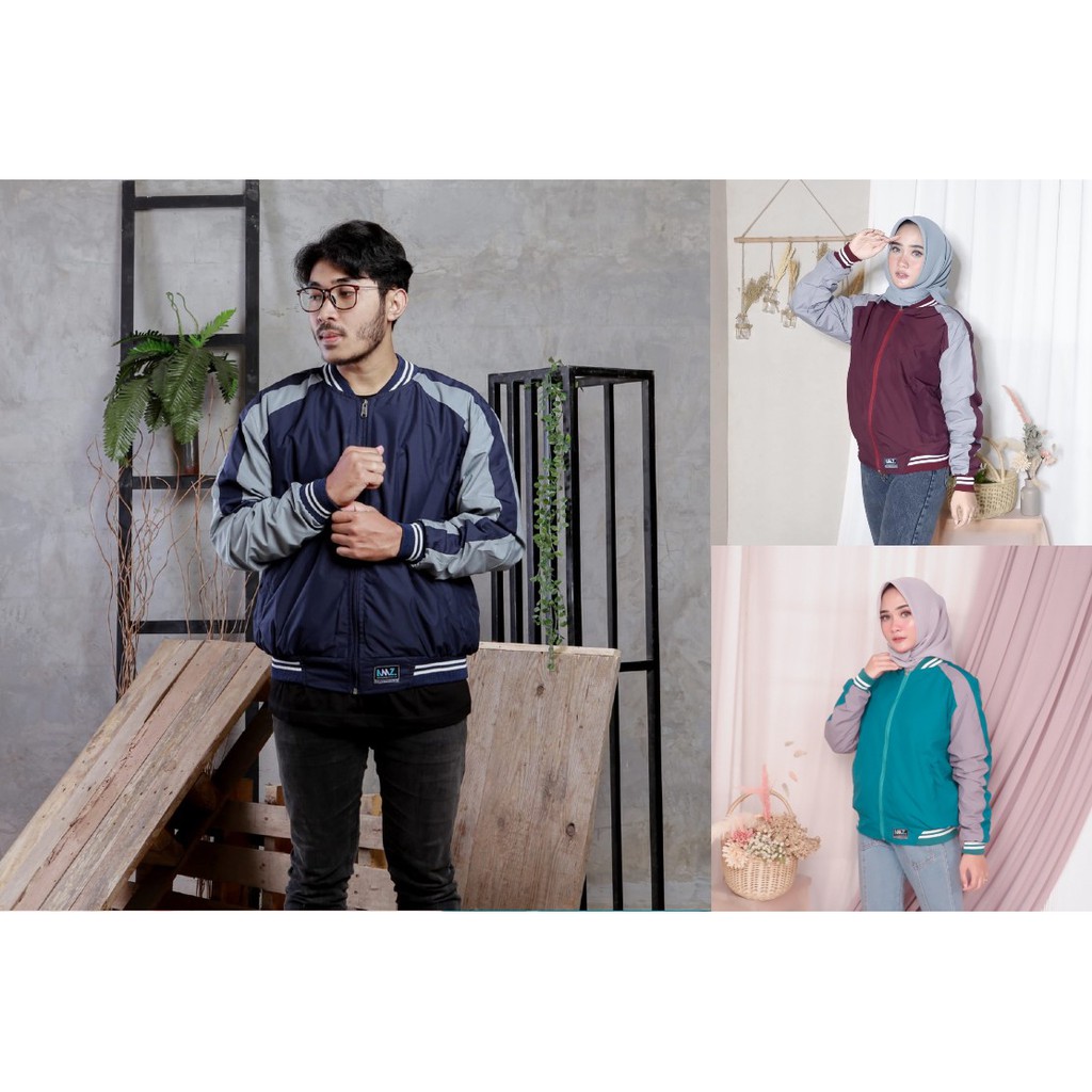 AMz Jaket wanita terbaru kekinian parasut anti air jacket cewe sailor jepang kekinian korea keren wa