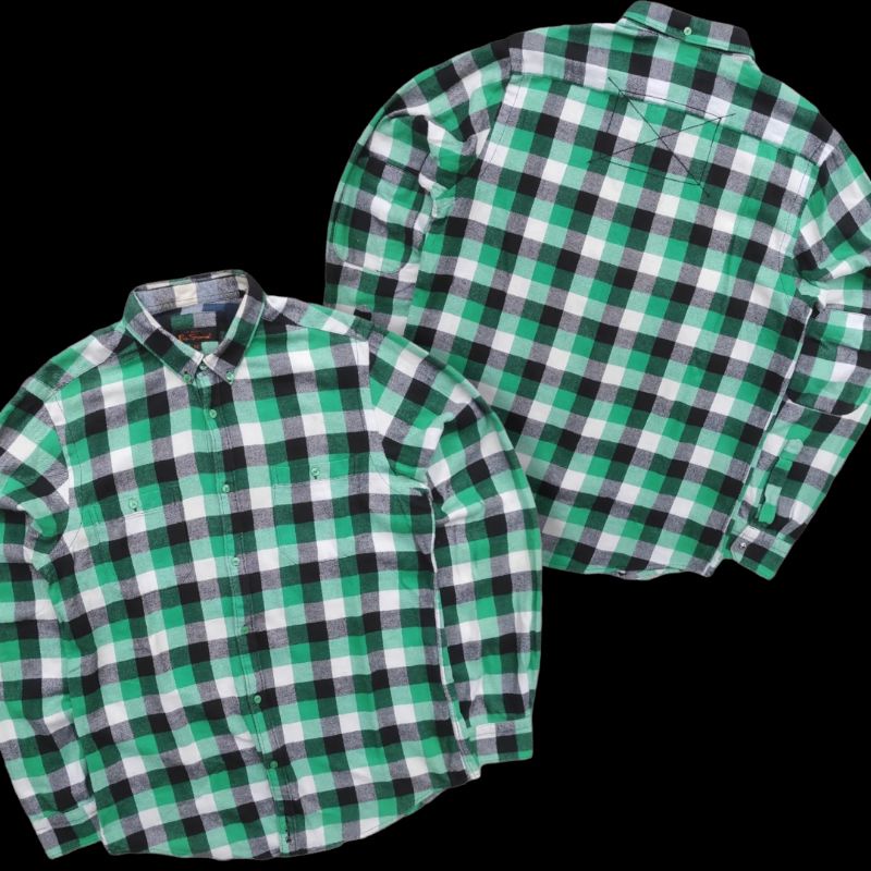 KEMEJA FLANEL FLANNEL KOTAK PLAID GINGHAM TARTAN TEBAL WOOL NON SHERPA CORDUROY VETERANO WESTERN ARM