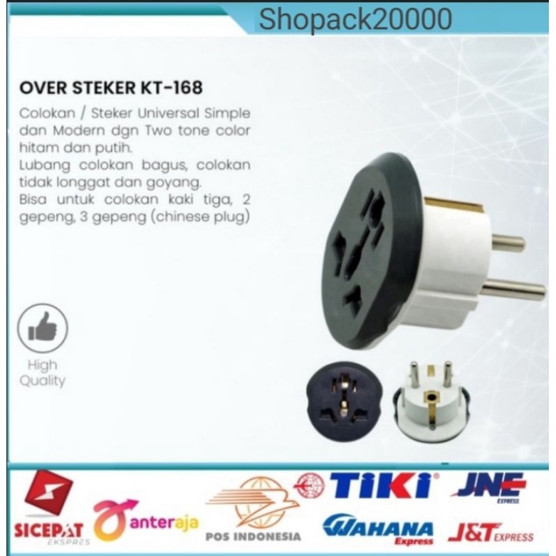 UNIVERSAL TRAVEL ADAPTOR COLOKAN STEKER ADAPTOR AU US TU EU PLUG