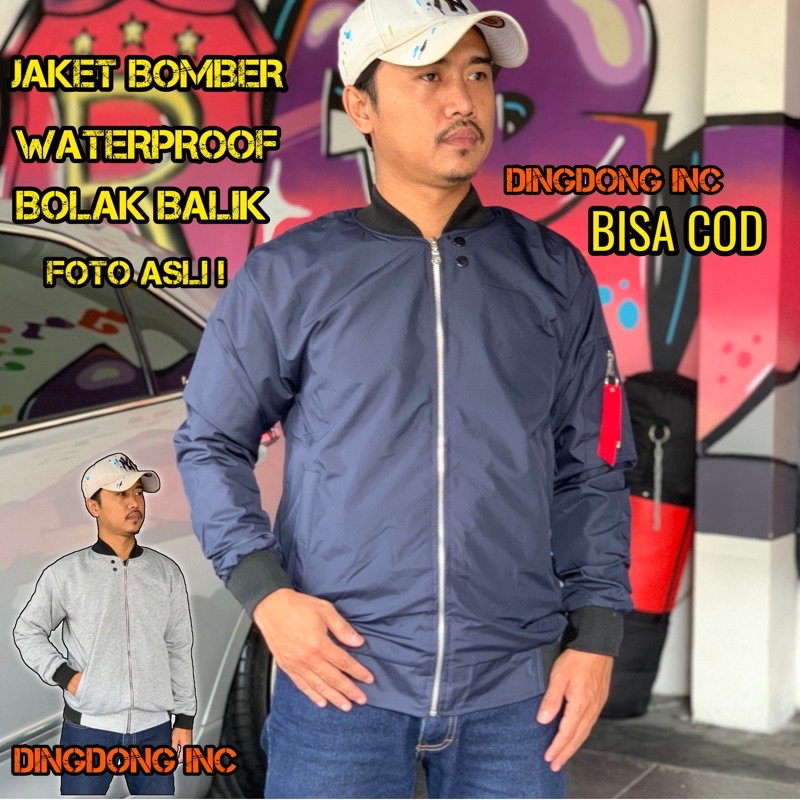 COD BOMBER JAKET COLUMBIA BOLAK BALIK PRIA WANITA PARASUT BB CEWEK COWOK MURAH ANYI AIR WATERPROOF