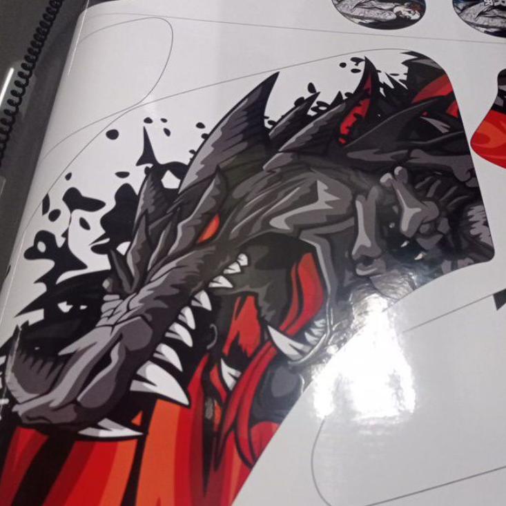 Recomended.. Decal Sticker Yamaha Nmax 155 Old Fullbody 2015-2019 Desain Dragon MD21.32