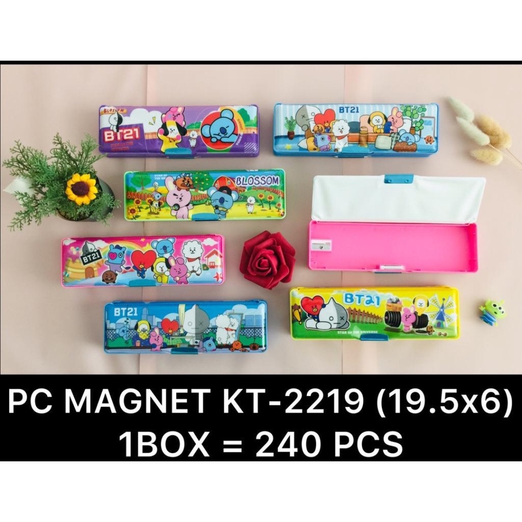 

tempat pensil kpop vanco magnet kt2219 19.5x6cm rautan