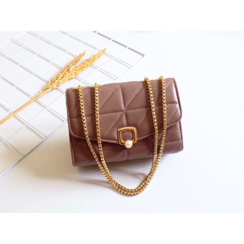 TAS WANITA ZARA-TAS SELEMPANG WANITA SLINGBAG SHOULDERBAG RANTAI GLOD