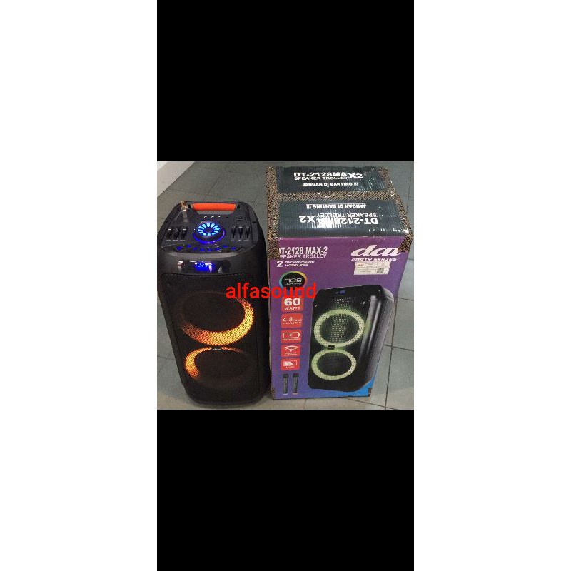 Speaker Portable Dat DT 2128 Max 2 Speker DT2128 Max2 DT2128Max2