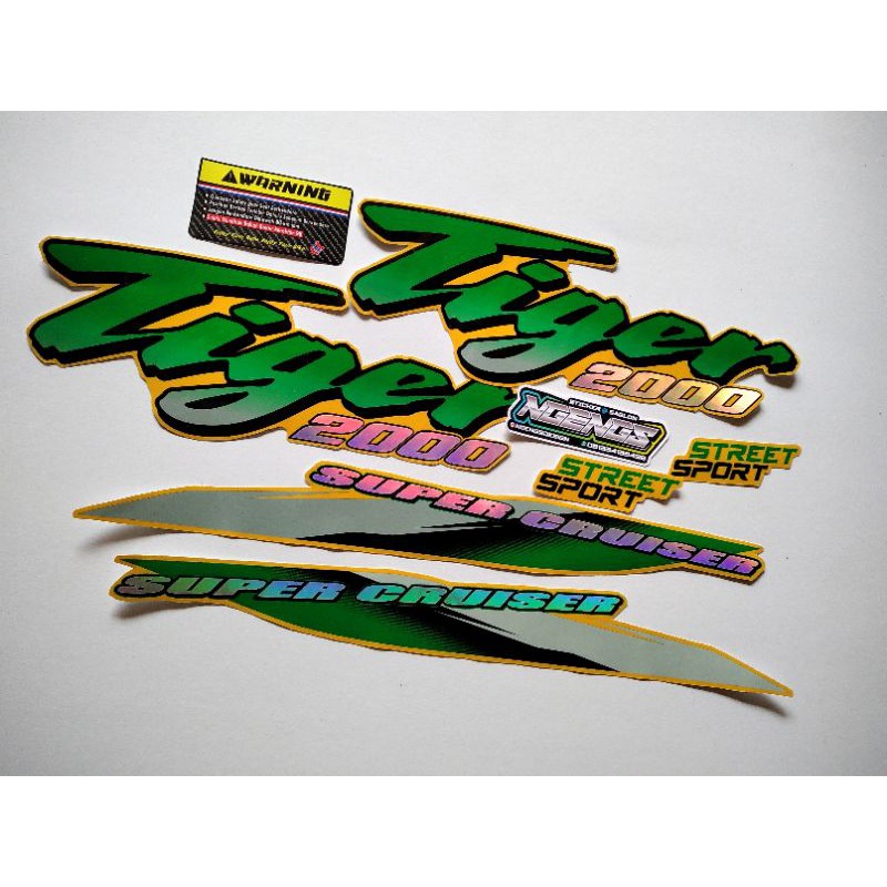 striping tiger 2000 (tiger lawas) semi hologram