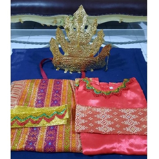 Pakaian adat batak mandailing anak TK SD // Baju adat batak mandailing