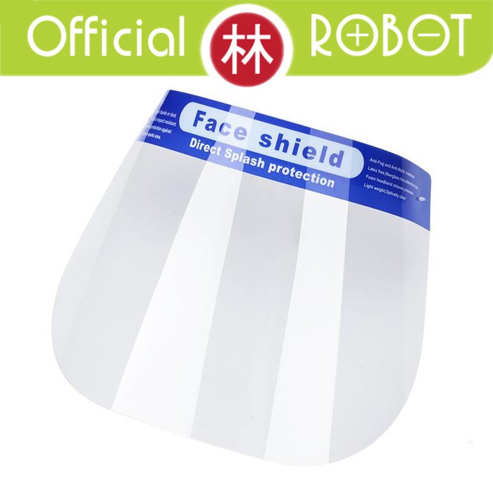 Robot MZ001 Clear Face Shield Anti-Fog Pelindung Wajah - 12 Pcs