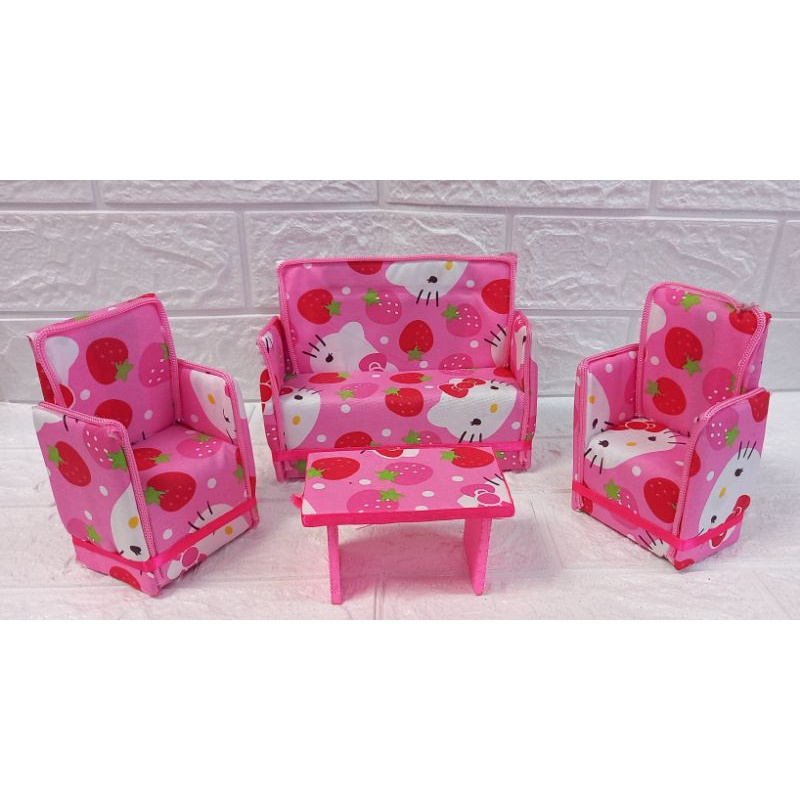 SOFA BONEKA BARBIE SET