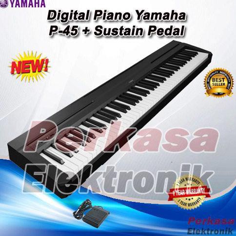 Harga Promo Digital Piano Pemula Yamaha P 45 / P-45 / P45 Garansi Resmi