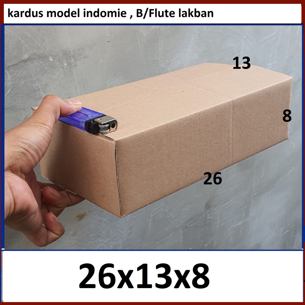 

Kardus 26x13x8 cm IND
