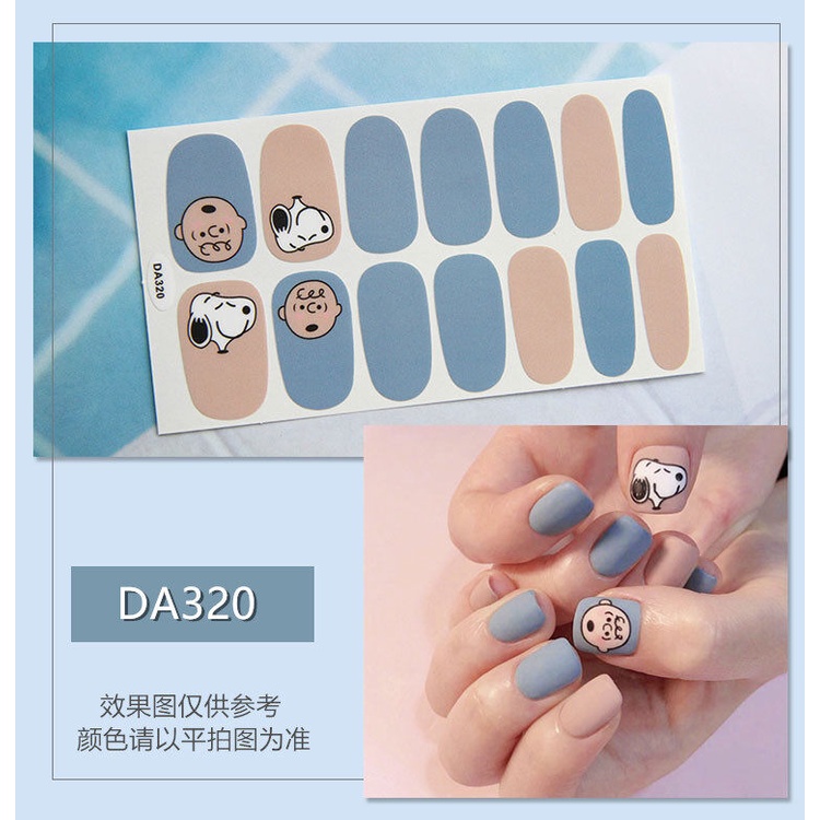 DA 14Pcs/Set Stiker Kuku Desain Bermotif High End Berlian Mutiara Permata Warna-Warni Untuk Tempel Tahan Air Tahan Lama Menicure Stickers Korea Self Adhesive Fashion Sticker kuku Full Aksesoris Dapat Kupas Mudah Digunakan Dan Dilepas Anti Air Nail Art