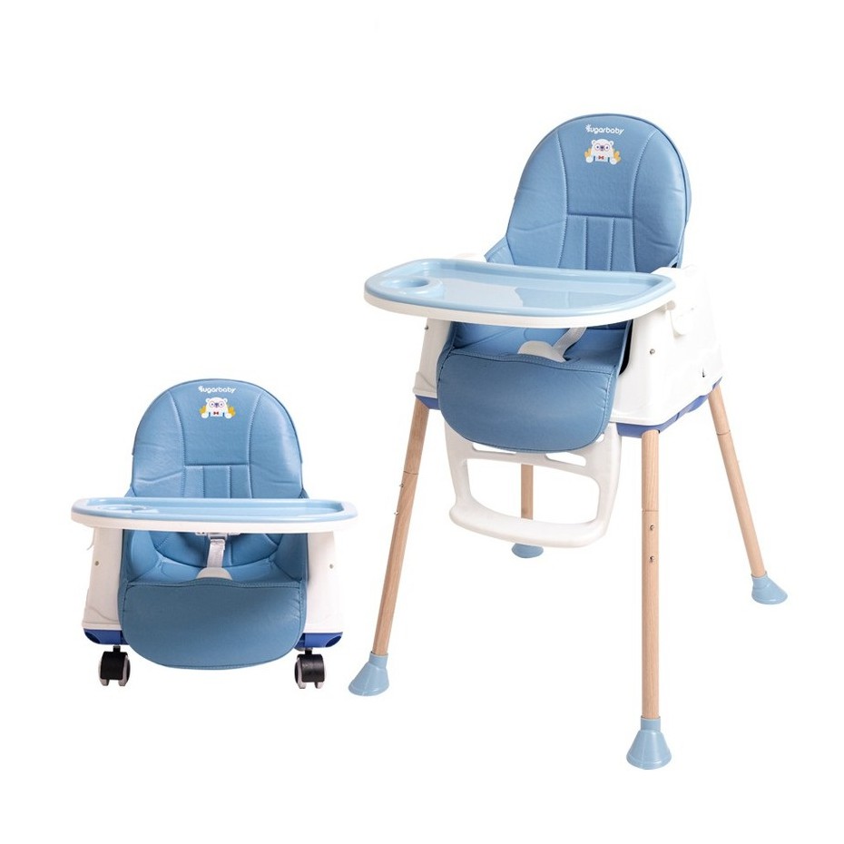 Sugar Baby My Chair Baby Booster &amp; High Chair 6 Growing Stages Kursi Makan Bayi Blue Biru