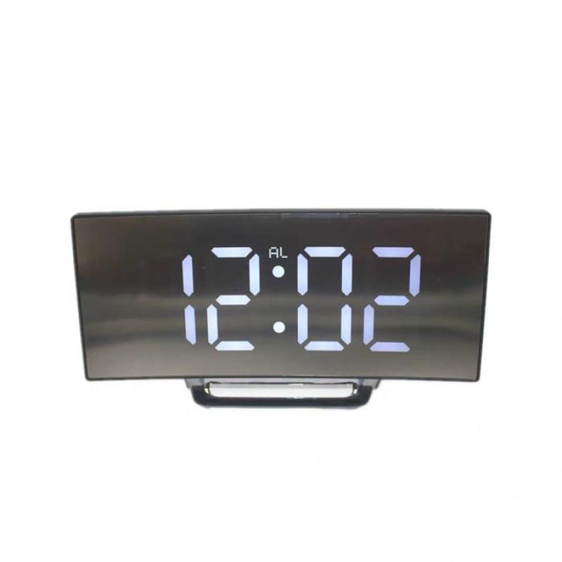 Mi.more Jam Digital Meja LED Mirror Alarm Clock DT 6507 Puith/Merah/Hijau