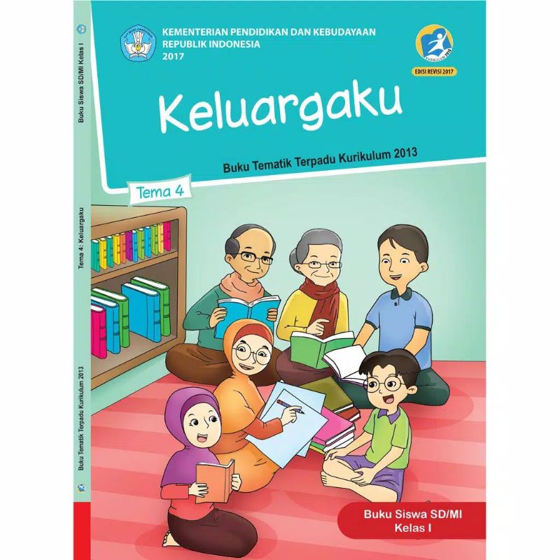 PAKET BUKU TEMATIK KELAS 1 SD TEMA 1 2 3 4 KURIKULUM 2013 REVISI KEMENDIKBUD