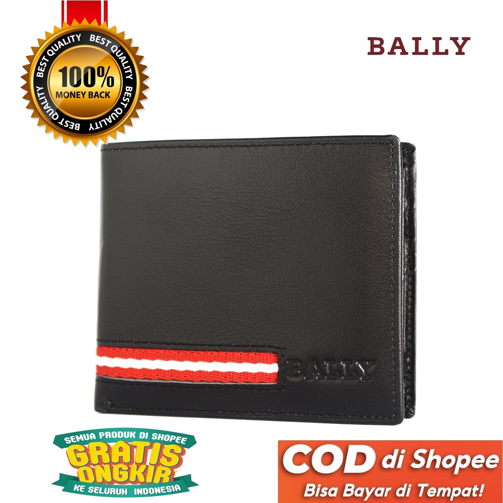 TOKOKOE - Dompet Pria model Tidur bahan Kulit Premium Dompet Lipat - BAL 56-12 Black