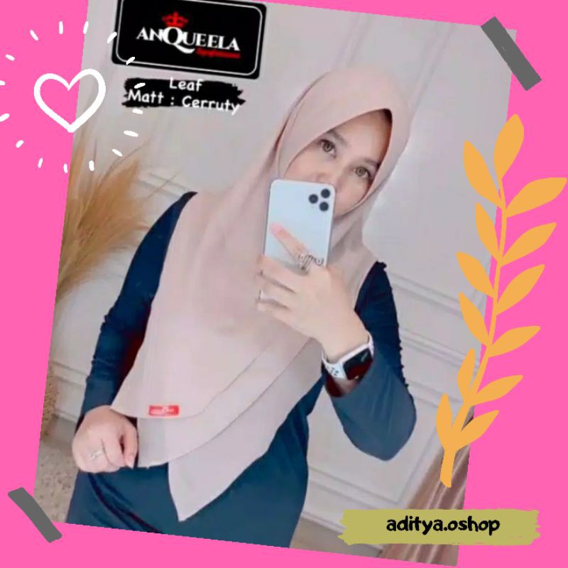 (Bisa COD) Leaf Khimar Cerutty Anqueela Syafaluma-1