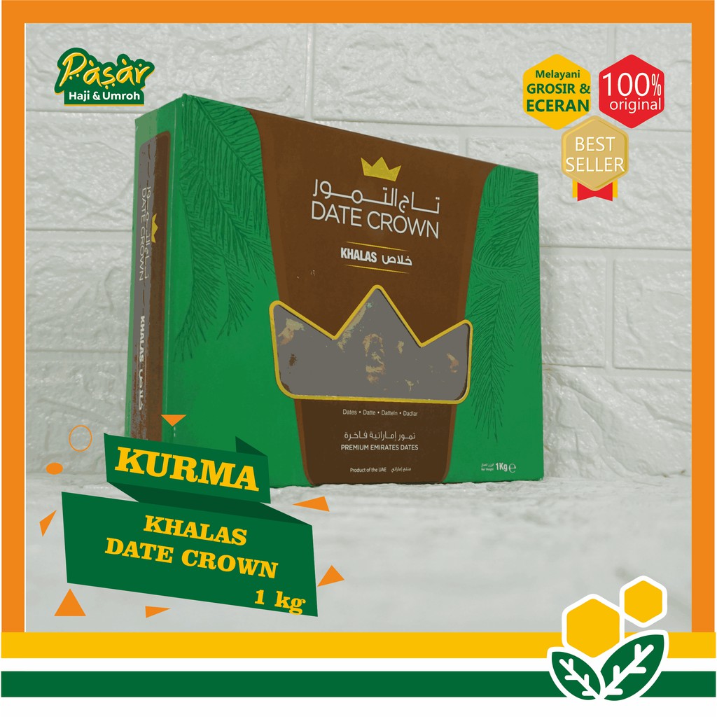 

Kurma khalas Date Crown 1kg