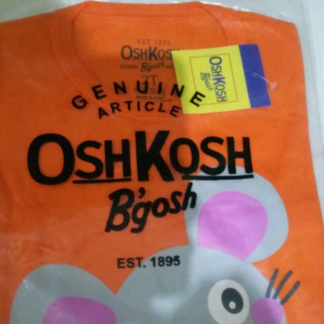Kaos anak cewe wanita oshkosh lengan panjang