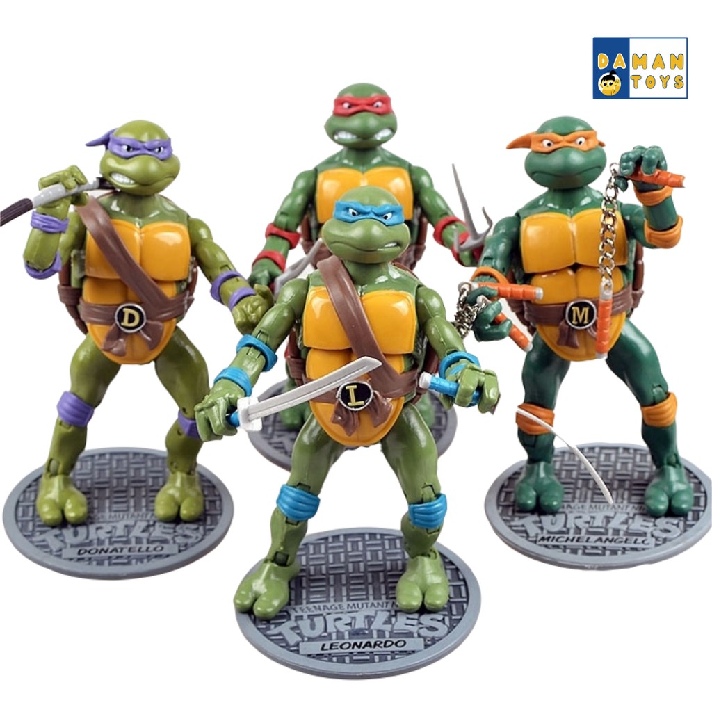 Ninja Turtle Kura Kura Ninja Figure Mainan Pajangan Miniatur Hiasan Topper